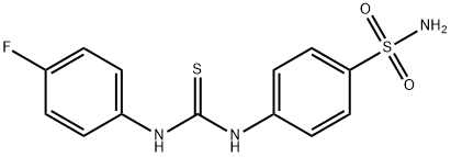 4-({[(4-fluorophenyl)amino]carbonothioyl}amino)benzenesulfonamide Struktur