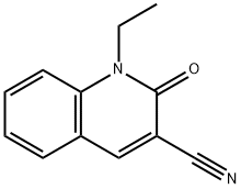 1-Ethyl-2-oxo-1,2-dihydro-quinoline-3-carbonitrile Struktur