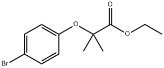 Propanoic acid, 2-(4-bromophenoxy)-2-methyl-, ethyl ester Struktur