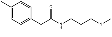 N-[3-(dimethylamino)propyl]-2-(4-methylphenyl)acetamide Struktur