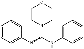 N,N'-diphenyl-4-morpholinecarboximidamide Struktur