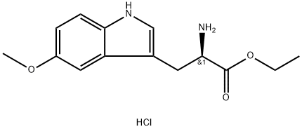 D-5-methoxytryptophan ethyl ester hydrochloride Struktur