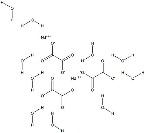 neodymium(3+):oxalate:decahydrate Struktur