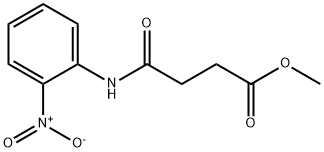 methyl 4-[(2-nitrophenyl)amino]-4-oxobutanoate Struktur