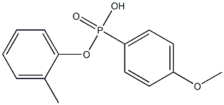 1-methoxy-4-[methyl(phenyl)phosphoryl]benzene Struktur