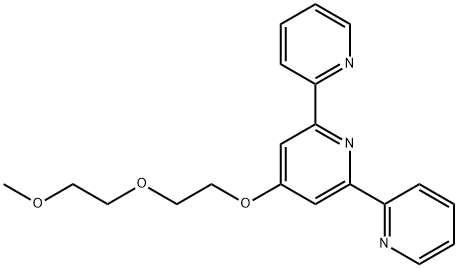 4-[2-(2-メトキシエトキシ)エトキシ]-6-(ピリジン-2-イル)-2,2'-ビピリジン 化學(xué)構(gòu)造式