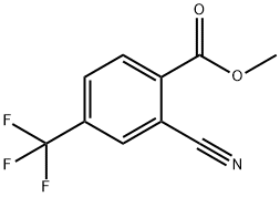 methyl 2-cyano-4-trifluoromethyl-benzoate Struktur