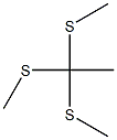 Ethane, 1,1,1-tris(methylthio)- Struktur