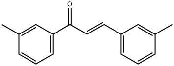 (2E)-1,3-bis(3-methylphenyl)prop-2-en-1-one Struktur