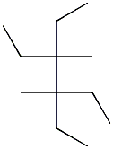 Hexane, 3,4-diethyl-3,4-dimethyl- Struktur