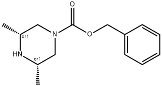 1-CBZ-3R,5S-dimethylpiperazine Struktur