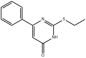 2-ethylsulfanyl-6-phenyl-1H-pyrimidin-4-one Struktur