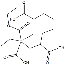 1,3,3,5-Pentanetetracarboxylicacid, 1,3,3,5-tetraethyl ester Struktur