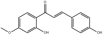 4,2'-Dihydroxy-4'-methoxychalcone Struktur