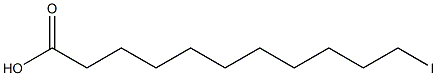 Undecanoic acid, 11-iodo- Struktur