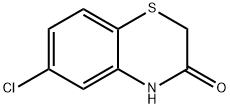 6-chloro-3,4-dihydro-2H-1,4-benzothiazinone Struktur