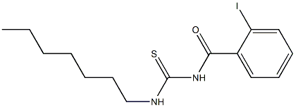 N-[(heptylamino)carbonothioyl]-2-iodobenzamide Struktur