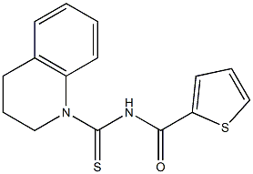 N-(3,4-dihydro-1(2H)-quinolinylcarbonothioyl)-2-thiophenecarboxamide Struktur