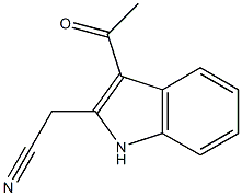 1H-Indole-2-acetonitrile, 3-acetyl-