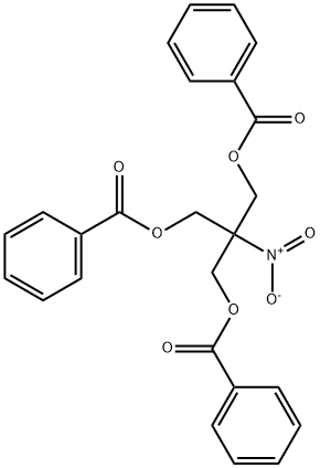 1,3-Propanediol,2-[(benzoyloxy)methyl]-2-nitro-, 1,3-dibenzoate Struktur