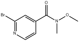 2-BROMO-N-METHOXY-N-METHYLPYRIDINE-4-CARBOXAMIDE