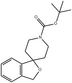 tert-butyl 3H-spiro[isobenzofuran-1,4'-piperidine]-1'-carboxylate Struktur