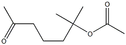 2-Heptanone, 6-(acetyloxy)-6-methyl- Struktur