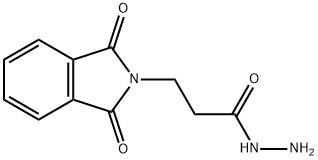 1,3-dihydro-1,3-dioxo-2H-Isoindole-2-propanoic acid,, hydrazide Struktur