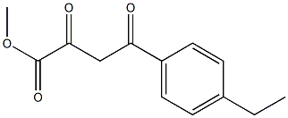 Methyl 4-ethyl-a,g-dioxo-benzenebutanoate Struktur