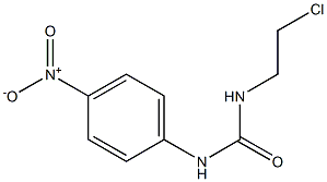 Urea, N-(2-chloroethyl)-N'-(4-nitrophenyl)- Struktur