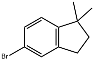 1H-Indene, 5-bromo-2,3-dihydro-1,1-dimethyl- Struktur