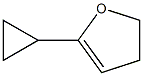 Furan, 5-cyclopropyl-2,3-dihydro- Struktur