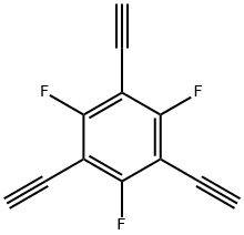 Benzene, 1,3,5-triethynyl-2,4,6-trifluoro- Struktur