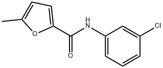 N-(3-chlorophenyl)-5-methylfuran-2-carboxamide Struktur