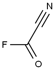 Carbonocyanidic fluoride Struktur