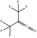 3,3,3-Trifluoropropenone, 2-(trifluoromethyl)- Struktur