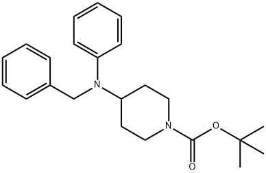 TERT-BUTYL 4-(N-BENZYL-N-PHENYLAMINO) PIPERIDINE-1-CARBOXYLATE Struktur