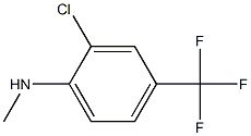 2-chloro-N-methyl-4-(trifluoromethyl)aniline Struktur