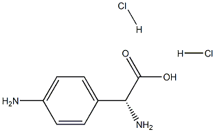 (R)-2-Amino-2-(4-aminophenyl)acetic acid dihydrochloride Struktur