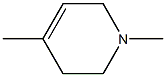 Pyridine, 1,2,3,6-tetrahydro-1,4-dimethyl- Struktur