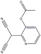 Propanedinitrile,2-[3-(acetyloxy)-2-pyridinyl]- Struktur