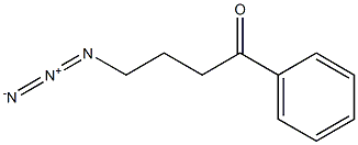 1-Butanone, 4-azido-1-phenyl- Struktur