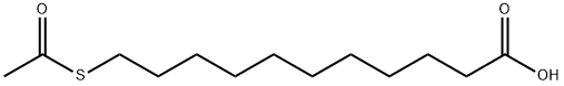 Undecanoic acid,11-(acetylthio)- Struktur