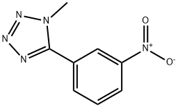 1H-Tetrazole,1-methyl-5-(3-nitrophenyl)- Struktur