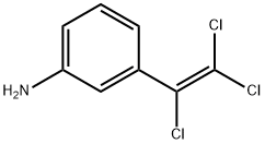 Benzenamine, 3-(trichloroethenyl)- Struktur