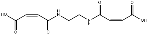 3-[2-(3-carboxyprop-2-enoylamino)ethylcarbamoyl]prop-2-enoic acid Struktur