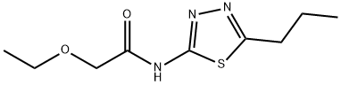 2-ethoxy-N-(5-propyl-1,3,4-thiadiazol-2-yl)acetamide Struktur