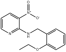 (2-Ethoxy-benzyl)-(3-nitro-pyridin-2-yl)-amine Struktur