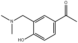 1-[3-[(Dimethylamino)methyl]-4-hydroxyphenyl]ethanone Struktur