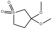 3,3-dimethoxytetrahydrothiophene 1,1-dioxide Struktur